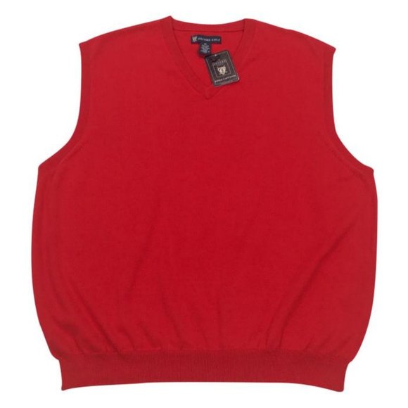 Oxford Golf Other - Oxford Golf • Pima Cotton V-neck Vest Sweater